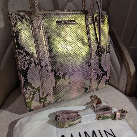 Brahmin Blush Belladonna Caroline Satchel - Picture 3 of 12